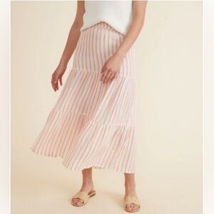 🌱Marine Layer Corrine Midi Skirt